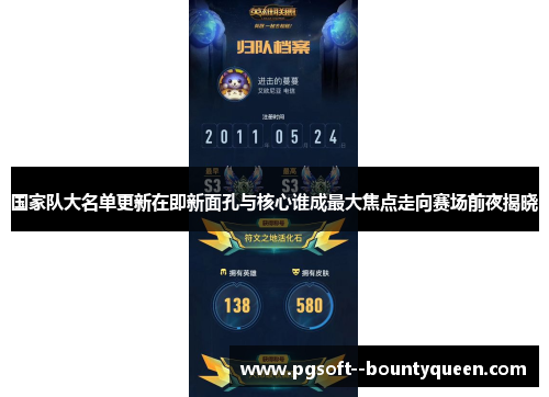国家队大名单更新在即新面孔与核心谁成最大焦点走向赛场前夜揭晓 国家队大名单更新在即新面孔与核心谁成最大焦点走向赛场前夜揭晓